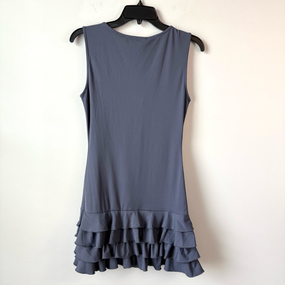 Lioness Bisous Ruffle Mini Dress Mineral‎ S - Picture 6 of 8
